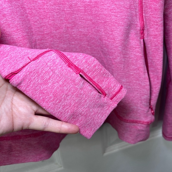 Lululemon Think Fast Long Sleeve Heathered Pink Size 6 - Picture 5 of 8